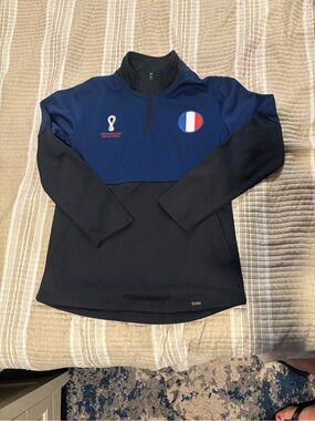 Youth Boys 2022 Qatar FIFA France 3/4 zip